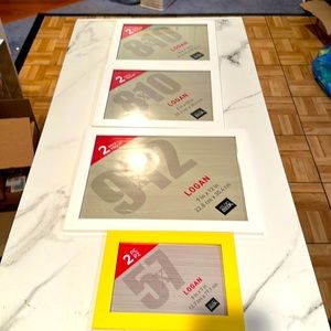 Set of four Logan frames.